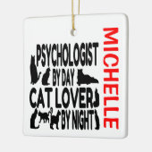 Psychologe Lieben Cats CUSTOM Keramikornament (Links)
