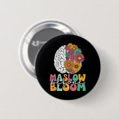Psychologe Maslow vor Bloom Sped Teacher Clro Button (Vorne & Hinten)