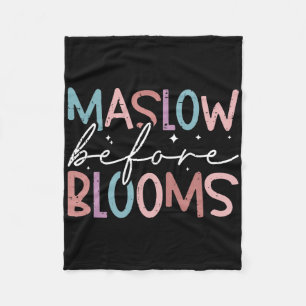 Psychologe Maslow Vor Blossom Sped Lehrer Clro Fleecedecke