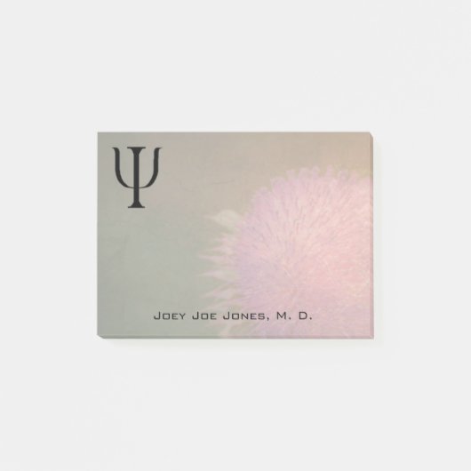 Psychologe Medizinische Symbol Post It Note Post-it Klebezettel (Vorderseite)