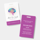 Psychologe / Neurologe Ausweis (Vorder- & Rückseite)