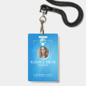 Psychologe / Neurologe Ausweis (Vorderseite mit Lanyard)