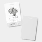 Psychologe / Neurologe Minimalistisch Ausweis (Vorder- & Rückseite)