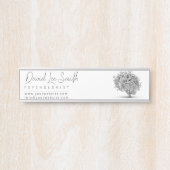 Psychologe / Neurologe Minimalistisch Türschild (Vorderseite )