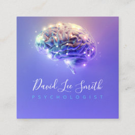 Psychologe / Neurologe Quadratische Visitenkarte