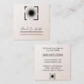 Psychologe / Neurologe Quadratische Visitenkarte (Vorne/Hinten)