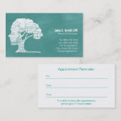 Psychologe-persönliche Ratgeber-Visitenkarten Terminkarte (Vorne/Hinten)