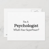 Psychologe Postkarte (Vorne/Hinten)