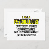 Psychologe........................................ Postkarte (Vorne/Hinten)