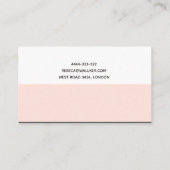 Psychologe, Psychiater, Arzt, Privatklinik Visitenkarte (Rückseite)