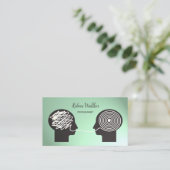 Psychologe, Psychiater, Doktor, private Klinik Visitenkarte (Stehend Vorderseite)