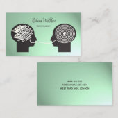 Psychologe, Psychiater, Doktor, private Klinik Visitenkarte (Vorne/Hinten)