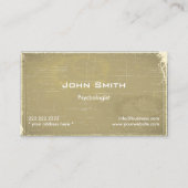 Psychologe Retro Old Paper Visitenkarte (Vorderseite)