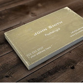 Psychologe Retro Old Paper Visitenkarte