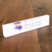 Psychologe / Schreibtisch Namensplakette (Seite)