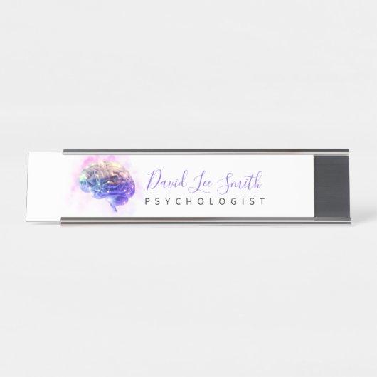 Psychologe / Schreibtisch Schreibtischnamensplakette (Vorderseite )
