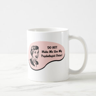 Psychologe-Stimme Kaffeetasse
