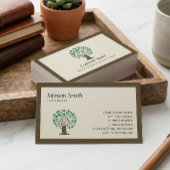 Psychologe - Symbol für Baum Visitenkarte