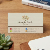 Psychologe - Symbol für Baum Visitenkarte