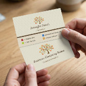 Psychologe - Symbol für Baum Visitenkarte