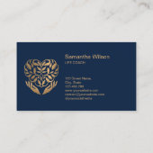 Psychologe Therapeutin Psychiatristin Bus Visitenkarte (Rückseite)