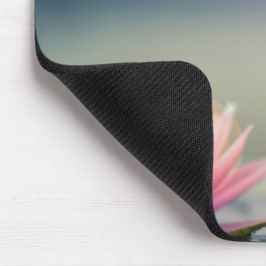 Psychologe Therapeutin Zen Lotus Blume Landschaft Mousepad (Ecke)