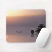Psychologe Therapeutin Zen Stones, Sonnenuntergang Mousepad (Mit Mouse)