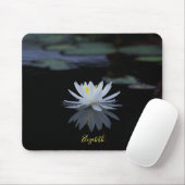 Psychologe Therapeutin Zen, White Lotus Blume Mousepad (Mit Mouse)