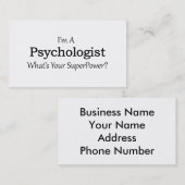 Psychologe Visitenkarte (Vorne/Hinten)