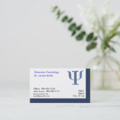 Psychologe-Visitenkarte Visitenkarte (Stehend Vorderseite)