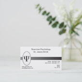 Psychologe-Visitenkarte Visitenkarte (Stehend Vorderseite)