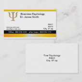 Psychologe-Visitenkarte Visitenkarte (Vorne/Hinten)