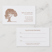 Psychologe Visitenkarten Persönlicher Berater Terminkarte (Vorne/Hinten)