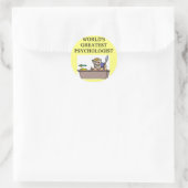 Psychologe Witz Runder Aufkleber (Tasche)