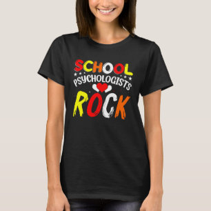 Psychologen an der Schule Rock Psychology Lehrer S T-Shirt