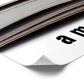 Psychologen an Schulen fördern Alphabetisierungsdr Poster (Ecke)