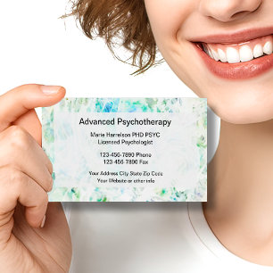Psychologenbüro und Klinik Visitenkarte