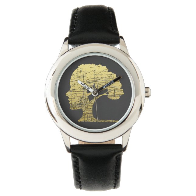 Psychologie Baum Einzigartiges Symbol Umwelt Philo Armbanduhr (Vorderseite)