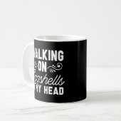 Psychologie Eggshells Psychologin - Psychologin fü Kaffeetasse (Vorderseite Links)