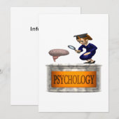 Psychologie Einladung (Vorne/Hinten)