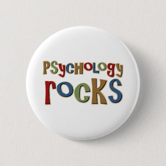 Psychologie-Felsen Button (Vorderseite)