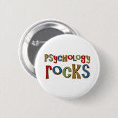 Psychologie-Felsen Button (Vorne & Hinten)
