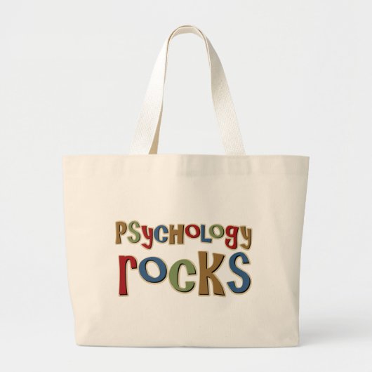 Psychologie-Felsen Jumbo Stoffbeutel (Vorne)