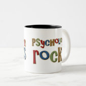 Psychologie-Felsen Zweifarbige Tasse (VorderseiteRechts)