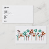 Psychologie-Gänseblümchen Visitenkarte (Vorne/Hinten)