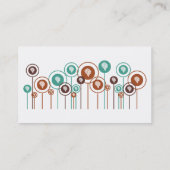 Psychologie-Gänseblümchen Visitenkarte (Rückseite)