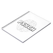 Psychologie-Gehirn-Notizbuch Notizblock (Linke Seite)