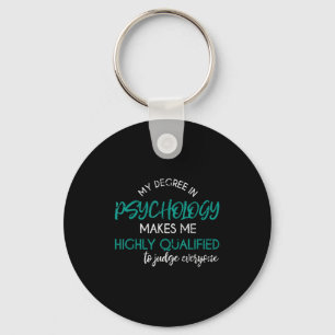 Psychologie Grad Funny Sarcastic Psychologin Psy Schlüsselanhänger