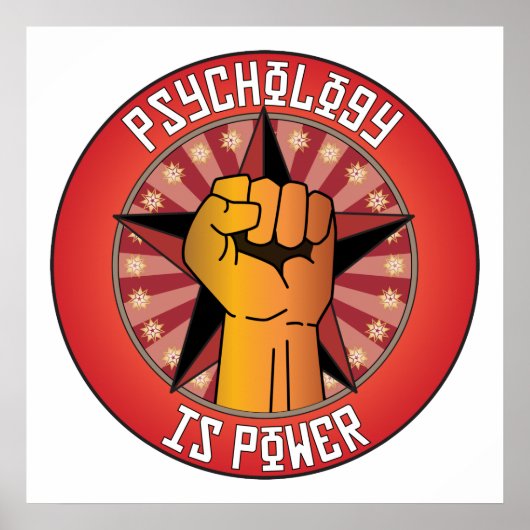 Psychologie ist Power Poster (Vorne)