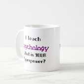 Psychologie lehren kaffeetasse (Vorderseite Links)